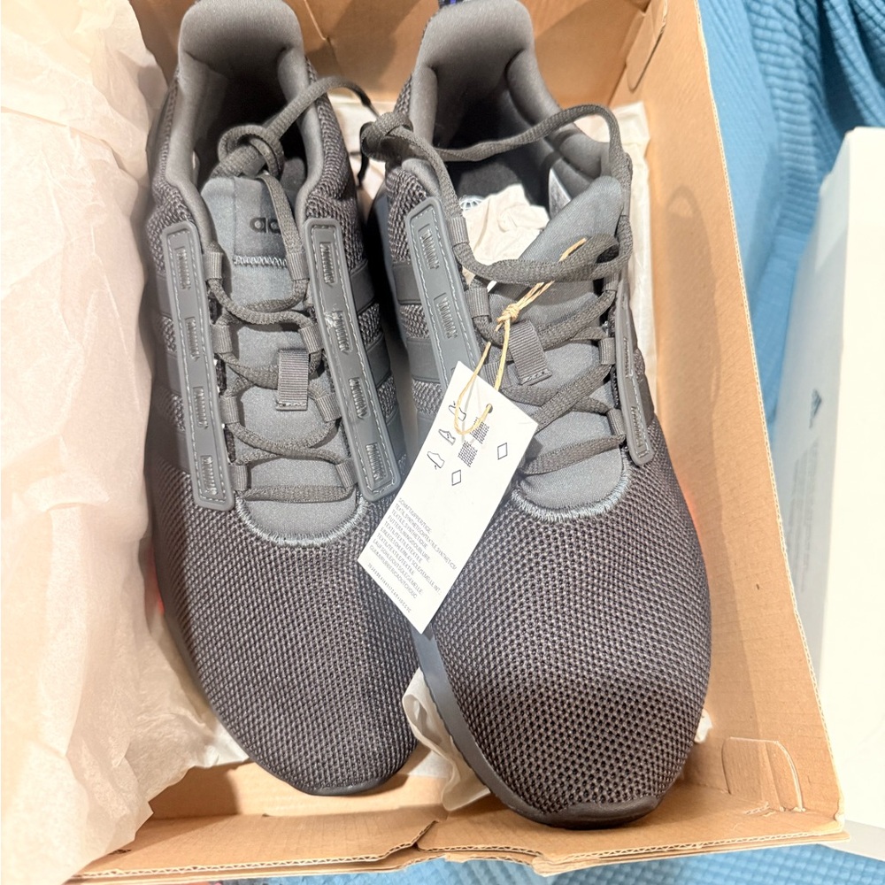 Adidas Men's Charcoal Athletic Shoes